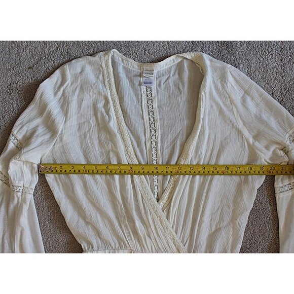 L*Space Lovestruck Romper or Swim Cover, Ivory - sz Med - Picture 6 of 8